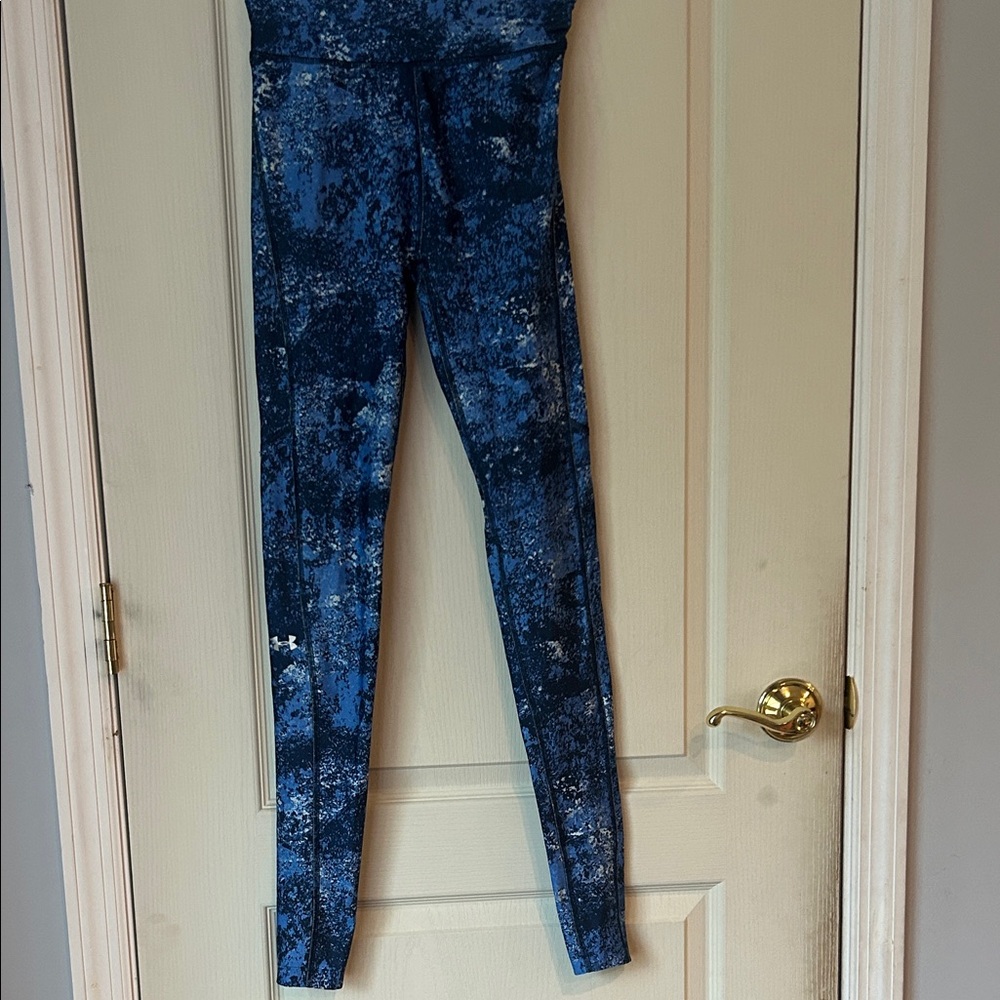 Blue Patterned Women’s Under Armour Leggings